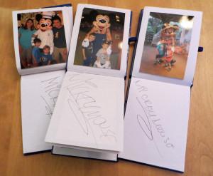 Personalize your Disney autograph books - Chip and Co
